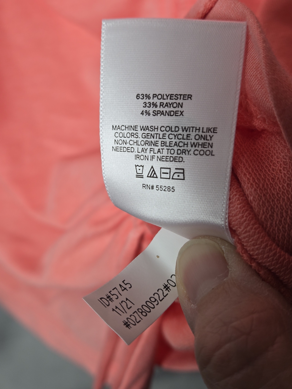 Express Coral Ruched Drawstring Mini Dress - Picture 3 of 5